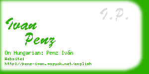 ivan penz business card